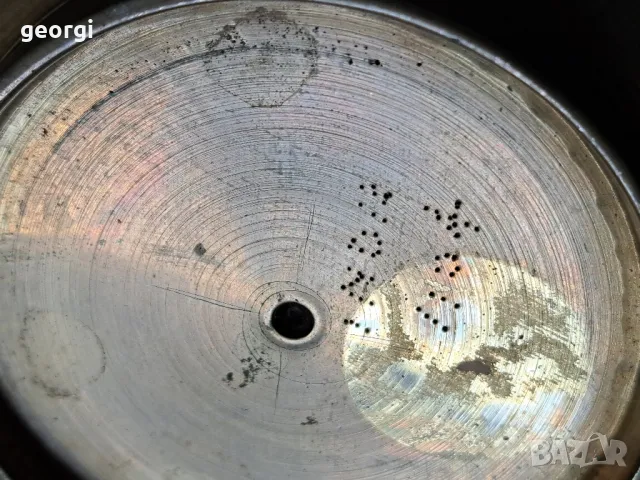 Ретро месингов емайлиран чайник   19/1, снимка 6 - Антикварни и старинни предмети - 49036720