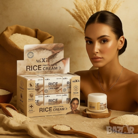 Крем за лице Mixia Rice Pretty Facial Cream - Избави се от акне, петна и пигментации