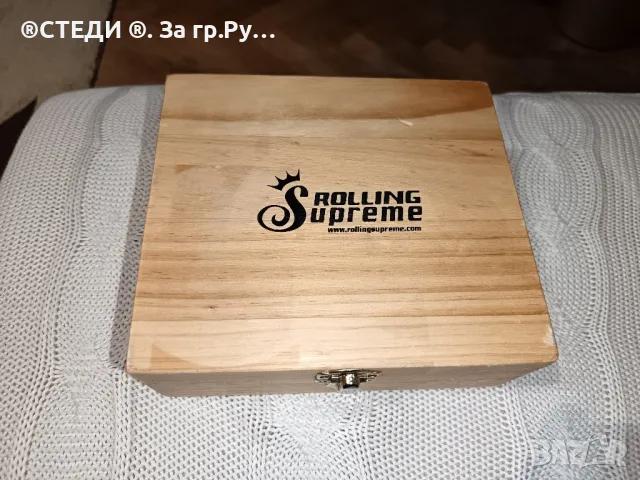 Дървена кутия Rolling Supreme, снимка 2 - Декорация за дома - 48838593