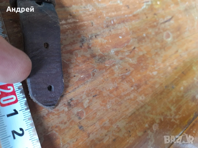 Стара кожена каишка, снимка 6 - Други ценни предмети - 53286224