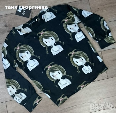 Маркова сатенена блуза , снимка 6 - Блузи с дълъг ръкав и пуловери - 29984658
