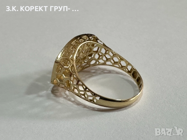 Златен пръстен 14к, 1,72гр, снимка 2 - Пръстени - 52883720