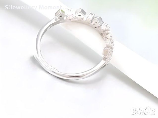 Сребърен пръстен 925 коронка Pandora , снимка 3 - Пръстени - 34392475