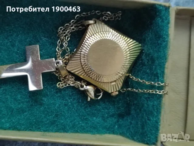 Медальон Чайка.Позлатен.Механичен., снимка 6 - Дамски - 49928694