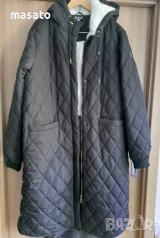 COLD - черно дълго зимно яке, снимка 8 - Якета - 42690955