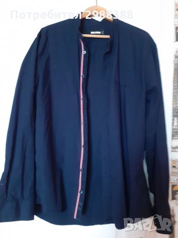 Мъжка риза с дълъг ръкав и махаща се яка, снимка 4 - Ризи - 33946119