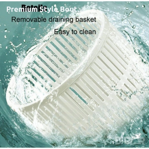 Мини сгъваема пералня с центрофуга – Компактна, мощна и идеална за всеки дом или пътуване - 12 литра, снимка 14 - Перални - 54091650