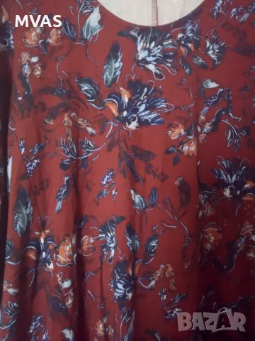 Нова туника еко антиалергичен материал L размер тъмно червено, снимка 6 - Туники - 38346434