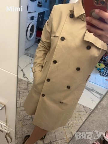 Hugo Boss Шлифер/Тренчкот 42/44, снимка 5 - Шлифери - 51772761