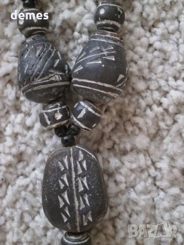  Традиционен африкански гердан-комбинация от пясъчна мъниста, снимка 10 - Колиета, медальони, синджири - 31062167