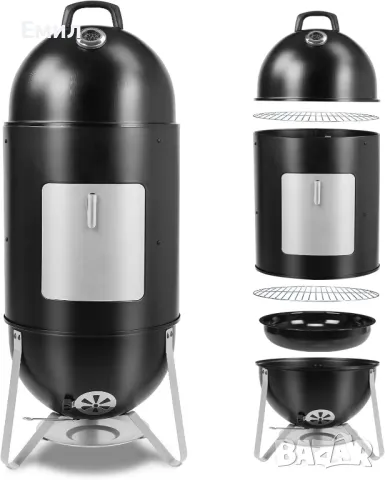 Барбекю на дървени въглеща 3в1, снимка 3 - Барбекюта - 48700800
