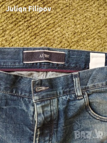 Armani Jeans талия 52-53см от ръб до ръб, снимка 4 - Дънки - 38697267