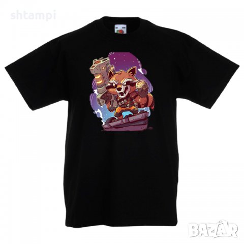 Детска тениска Marvel Rocket Racoon 2 Игра,Изненада,Подарък,Геймър,, снимка 2 - Детски Блузи и туники - 36716898