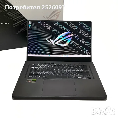 ASUS ROG Zephyrus G15/QHD 165Hz/Ryzen 9 5900HS/40GB RAM/1TB/RTX 3060