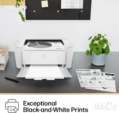 Чисто нов на 70 страници черно-бял лазерен принтер HP LaserJet M110w  , снимка 10 - Принтери, копири, скенери - 56130987