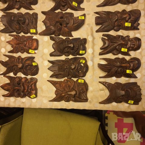 маски от дърво, снимка 4 - Декорация за дома - 14306106