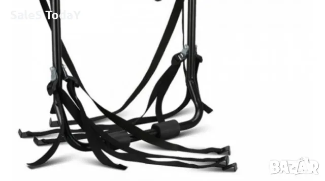 Универсална стойка за велосипед, багажник за велосипеди, 70х4.5 см, тройна стойка за кола, Черен , снимка 3 - Аксесоари и консумативи - 34758482