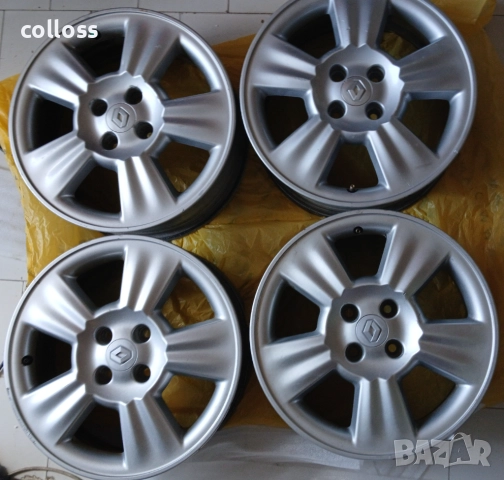 16" 4х100 6.5J 60.1мм алуминиеви джанти RENAULT, снимка 2 - Гуми и джанти - 52157984