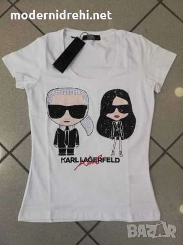 Karl Lagerfeld дамска тениска , снимка 1 - Тениски - 31524173
