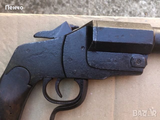 стар сигнален пистолет "HEBEL" - 1894г. - WWI - WWII - GERMANY, снимка 7 - Антикварни и старинни предмети - 51492345