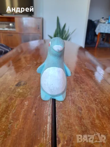 Стара гумена играчка пингвин #2