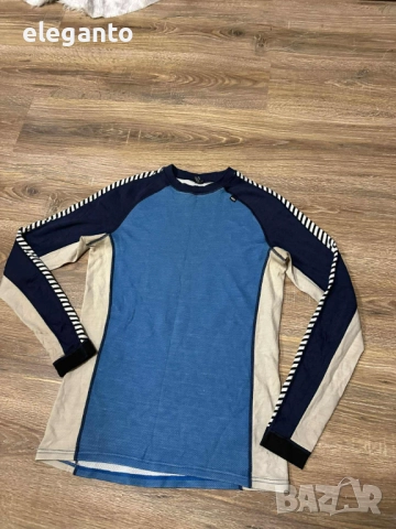 Мъжко ! Helly Hansen  Warm Ice Crew MERINO Wool baselayer , M размер , снимка 3 - Спортни дрехи, екипи - 52754608