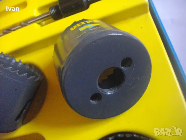 СТАРО КАЧЕСТВО ФРЕНСКИ ОРИГИНАЛЕН ПРОФЕСИОНАЛЕН КОМПЛЕКТ БОРКОРОНИ 16-62мм ЗА ДЪРВО И МЕТАЛ ULTRA, снимка 16 - Други инструменти - 48998480