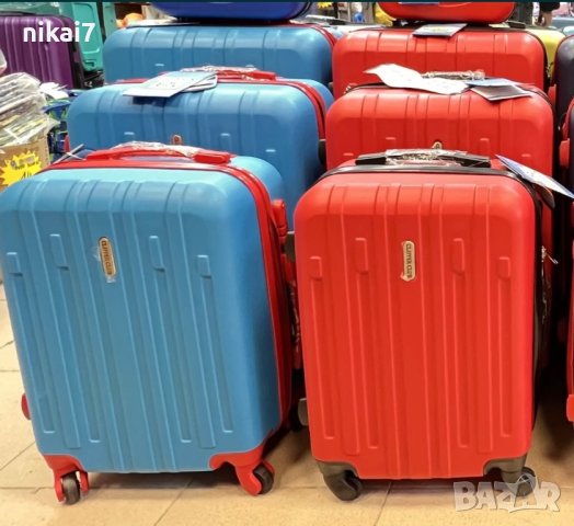 пътнически куфар+разширител комплект 3брABS удароустойчив 4 колела360°, снимка 10 - Куфари - 42072806