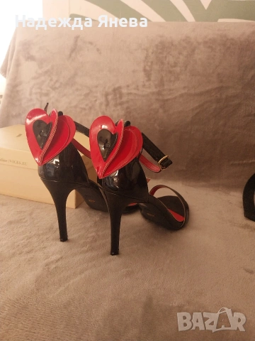 Дамски обувки на ток 40 и 41, снимка 4 - Дамски обувки на ток - 54225935