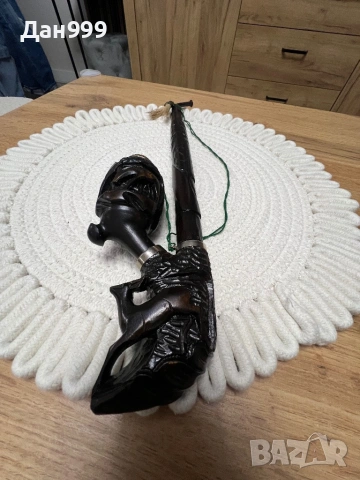 Колекционерска , уникална лула - дърворезба .