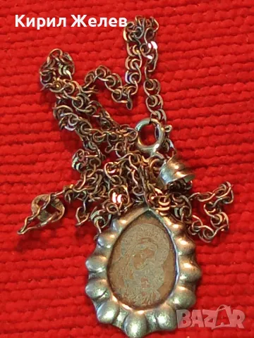 КРАСИВА СРЕБЪРНА ИКОНКА Прсв. БОГОРОДИЦА с МЛАДЕНЕЦА с ФИНА СРЕБЪРНА ВЕРИЖКА СРЕБРО 925 49830, снимка 12 - Колиета, медальони, синджири - 50136353