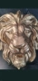 Стенна декорация Златна Лъвска глава 48 см, снимка 1