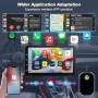 Нов Нов CarPlay Адаптер - Безжично Удобство и Мултипотребителски Режим, снимка 2