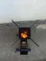 Ракетна печка за готвене и отопление за пикник , палатка , къмпинг , бесетка лов риболов, снимка 4
