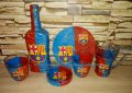 Подарък за фен на FCB (Барселона)- бутилка с логото, снимка 3
