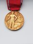Френски сребърен позлатен медал, снимка 8
