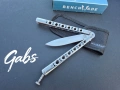Сгъваем нож тип пеперуда Benchmade Balisong DBM-62,Weehawk, снимка 7