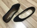 2 бр Черни Дамски обувки Естествена кожа - велур, лицева кожа , снимка 4