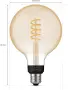 Смарт крушка Philips Hue Filament Globe E27, G125, снимка 2