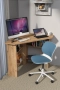 Ъглово бюро за компютър / Малко ъглово бюро / Ъглово офис бюро, снимка 3