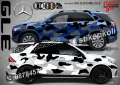 Mercedes-Benz GLA SK-SJV3-ME-GLA Кaмуфлаж Офроуд Джип Пикап Лодка Camouflage Off-Road стикери, снимка 5