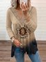 Дамска трикотажна ежедневна блуза с дантела, 3цвята - 023, снимка 2