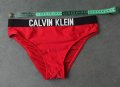 Calvin Klein M/L червена спортна бикина/бански с лека лъскавина, снимка 7