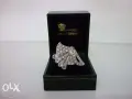 Нов сребърен пръстен с циркони и кристали, снимка 1