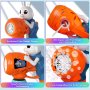 Bubble Guns Rabbit Bubble Machine за деца,Автоматична пистолет за мехурчета,Оранжево-син, снимка 6