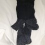 М/L   Черен чорапогащник със сребрист и златист брокат , снимка 7