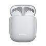 Слушалки безжични Bluetooth Baseus Encok W04 TWS Тип Тапи за уши Бели Earbuds, снимка 4
