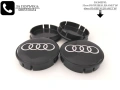 Капачки за джанти за Audi Ауди / размери от 52мм 55мм 60мм / нови черни декоративни тапи, снимка 3