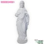 Декоративна статуя фигура от бетон Исус Христос в бял цвят