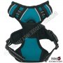 Нагръдник за Куче - с Дръжка - XS, S, M, L, XL - 5 размера - Черен/Светлосин цвят - Pro No Pull, снимка 3